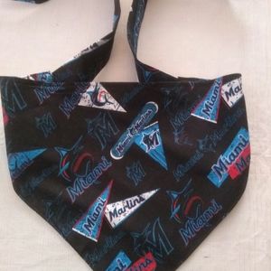 NWOT Florida Marlins Dogs bandana new xsmall to xlarge
